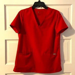 Figs size small 2 pocket scrub top